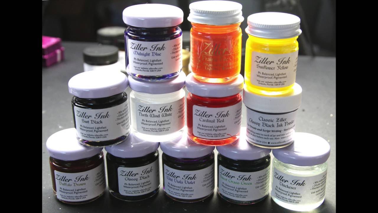 Ziller Ink Color Chart