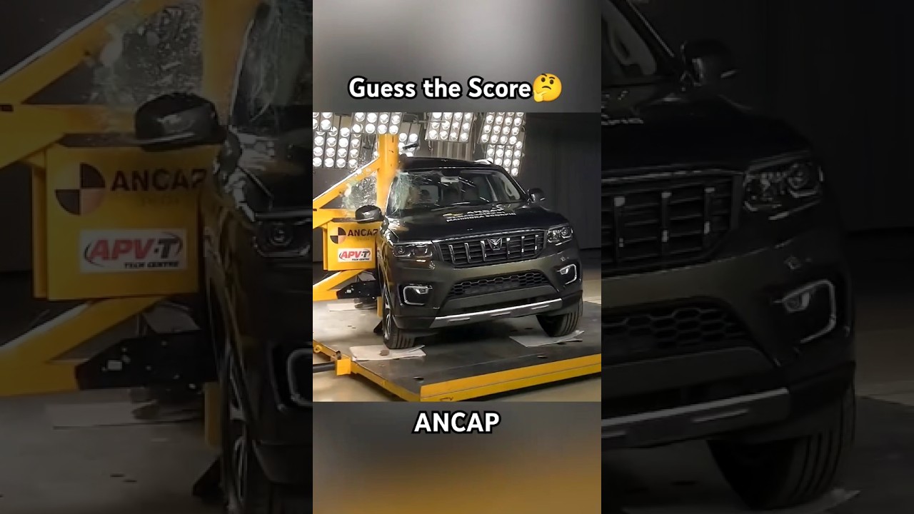 Mahindra SCORPIO N crash test | ANCAP crash test of  scorpio  N 