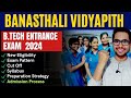 All about banasthali vidyapith btech entrance exam 2024  date eligibility exam pattern admission