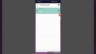 Flickr Search API app screenshot 1