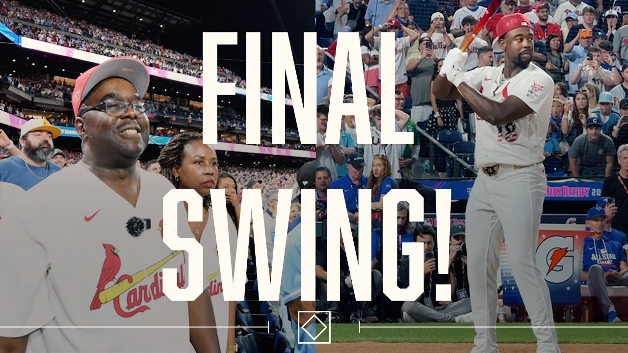 Watch The Final Swing with Jordan Walker's Dad | MLB 2026 Home Run Derby