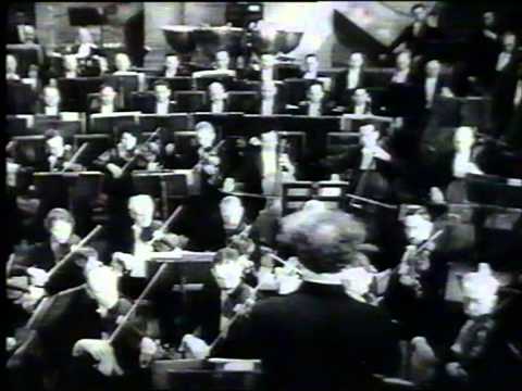 Film "Het Concertgebouworkest" conducted by Willem Mengelberg, Paris 1931. Tobis Klangfilm.