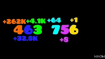 0 to 1.07 Billion in octal by @HandyDandy-JoshLuke with sfx