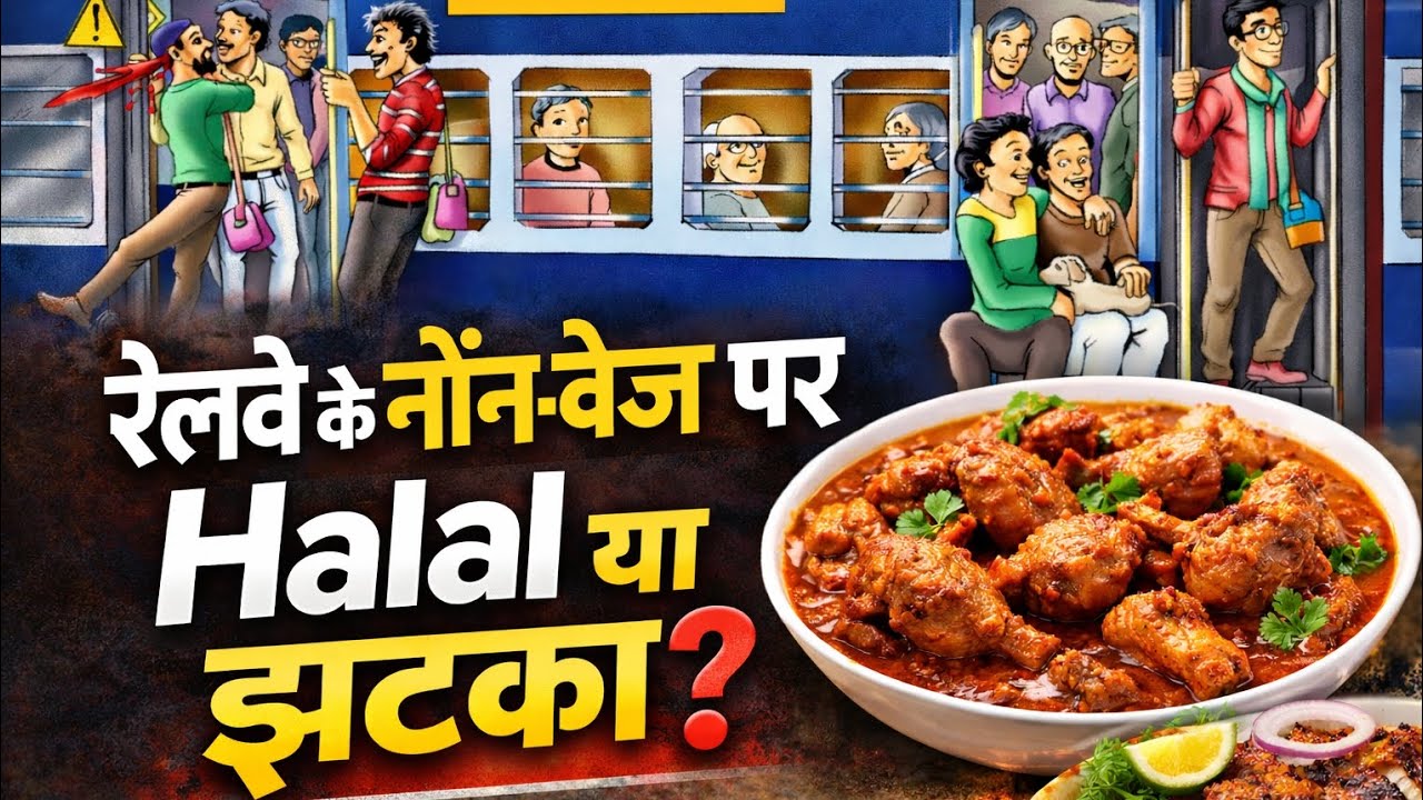 रेलवे के नॉन-वेज पर सवालहलाल या झटका