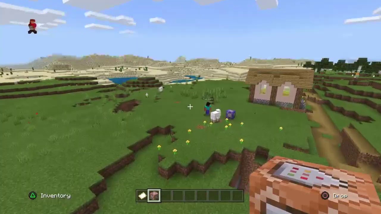 Trolling my friend in new ps4 minecraft update - YouTube
