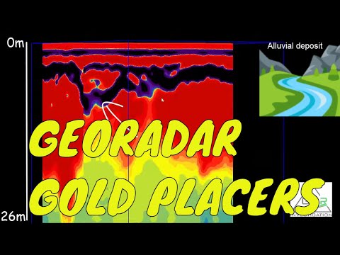 Georadar (GPR) for minerals exploration