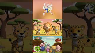 The Animal Sounds Song! | Lioness, Cheetah, Jackal, & More | Simple EduFam Learning