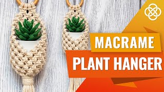 DIY Macrame Pods | Macrame Pot Hanger | Macrame Plant Hanger Tutorial