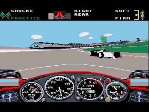 1/2 hour gameplay #4 - Indianapolis 500: The Simulation (DOS)