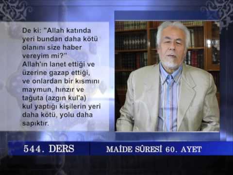 544 TEFSIR GUNLUGU MAHMUT TOPTAŞ MAİDE SURESİ AYET 57-75