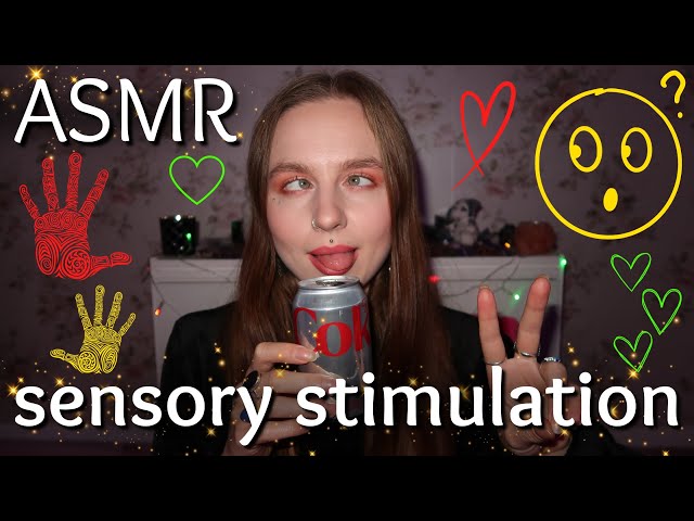 asmr ✩ SENSORY STIMULATION for ADHD ✩ (with binaural beats for focus)