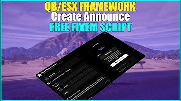 [QB/ESX] Create Announce | Free Fivem Script | MR HRIDOY OFFICIAL