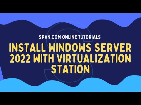 Install Windows Server 2022 with Virtualization Station