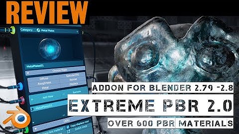 Extreme PBR 2 Addon | Review | Blender 2.8 & 2.79