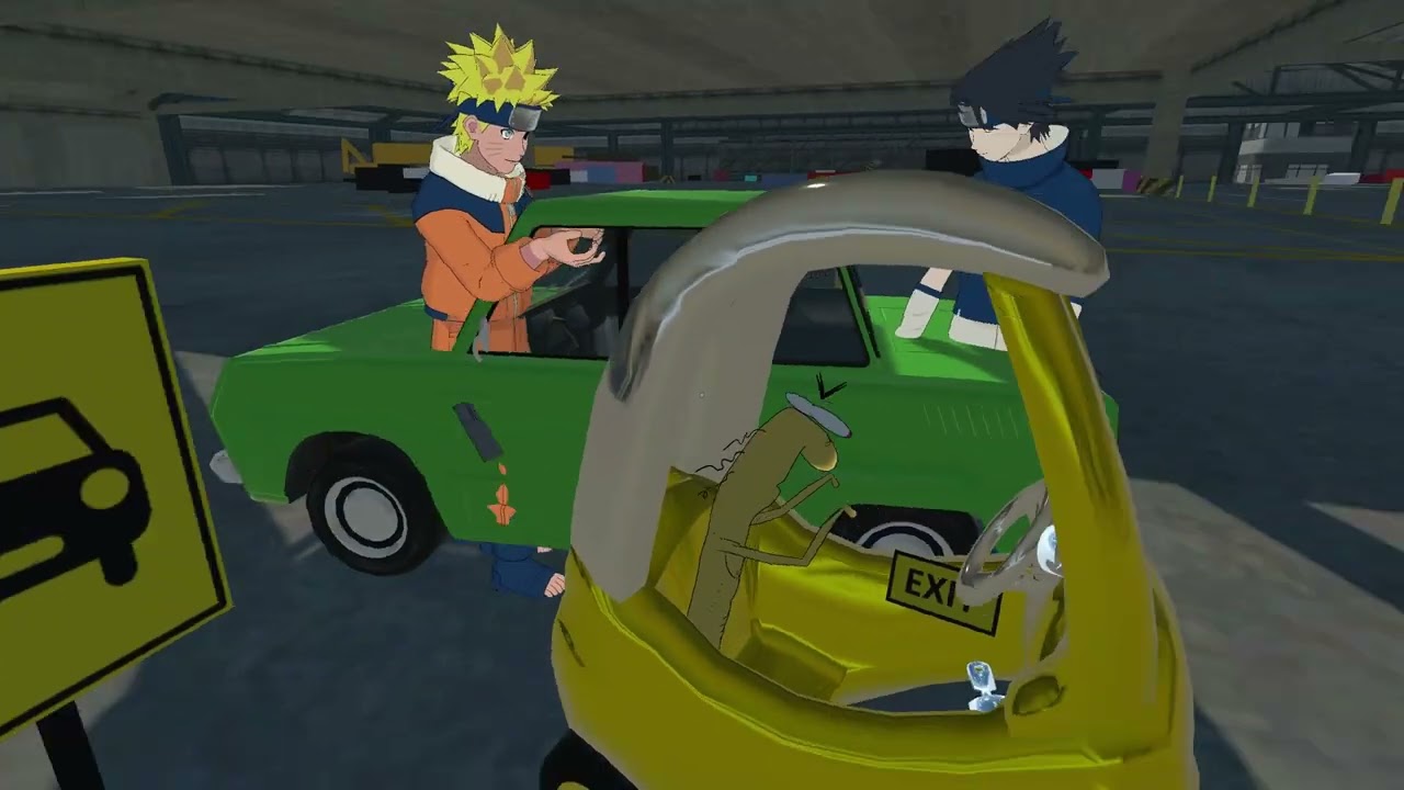 Naruto And Sasuke Become Car Salesman (Vrchat Naruto)