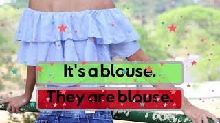 Clothes Vocabulary Plural or Singular | It's a vs They are | ESL Choice Game