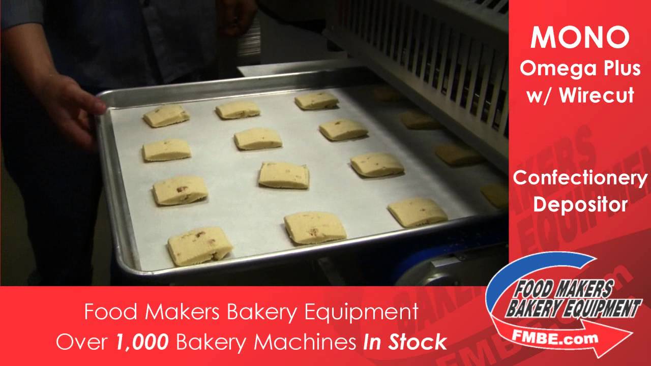 MONO Omega Depositor [Shortbread] Food Makers Bakery Equip YouTube