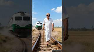 Lion Saves Old Farmer From Train Accident