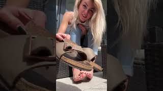 A Video, containing a humiliating POV of female feet. (The 16th part) 