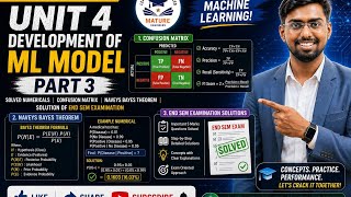 SPPU AIML Unit 4 Solved Numericals | Confusion Matrix & Bayes Theorem