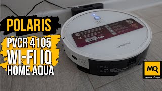 Polaris PVCR 4105 WI-FI IQ Home Aqua обзор. Робот-пылесос с голосовым управлением и Gyroinside
