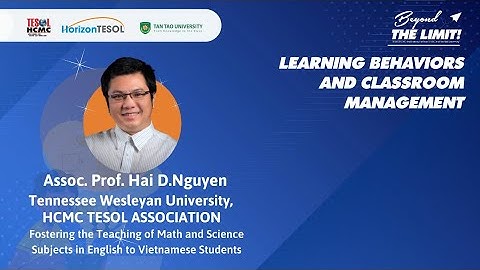 Fostering the Teaching of Math and Science Subjects in English to Vietnamese Students-Dr. Hai Nguyen