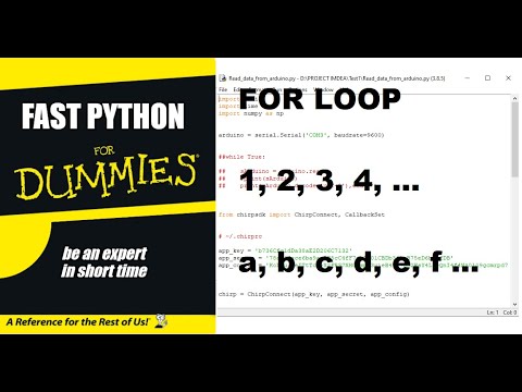 FAST PYTHON FOR DUMMIES-FOR LOOP-BASIC BEGINNERS FUNDAMENTAL