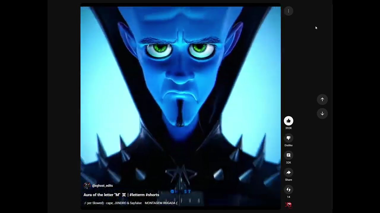 Aura of the letter  M   ☠️   