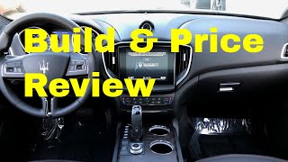 2019 Maserati Ghibli Base GranSport 3.0L - Build & Price Review: Options, Features, Interior, Tech