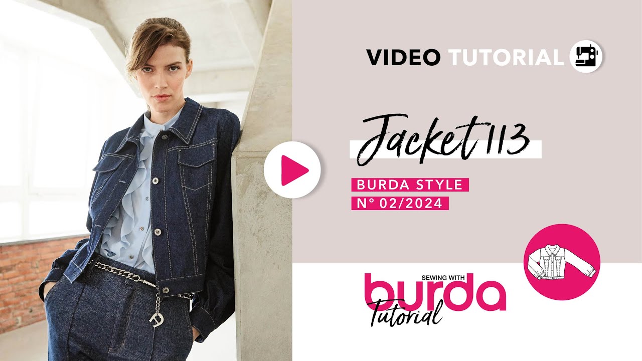 113 Denim Jacket | Burda Style #2 February 2024