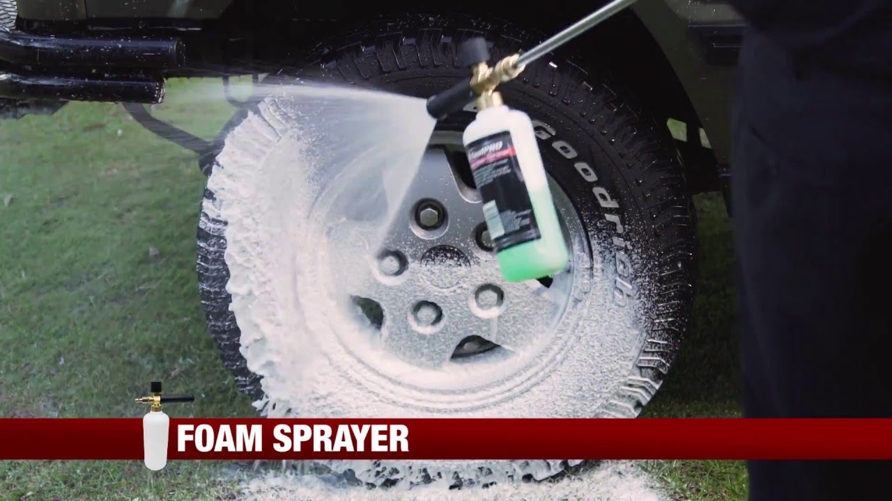 How to use the soap injector on your pressure washer 