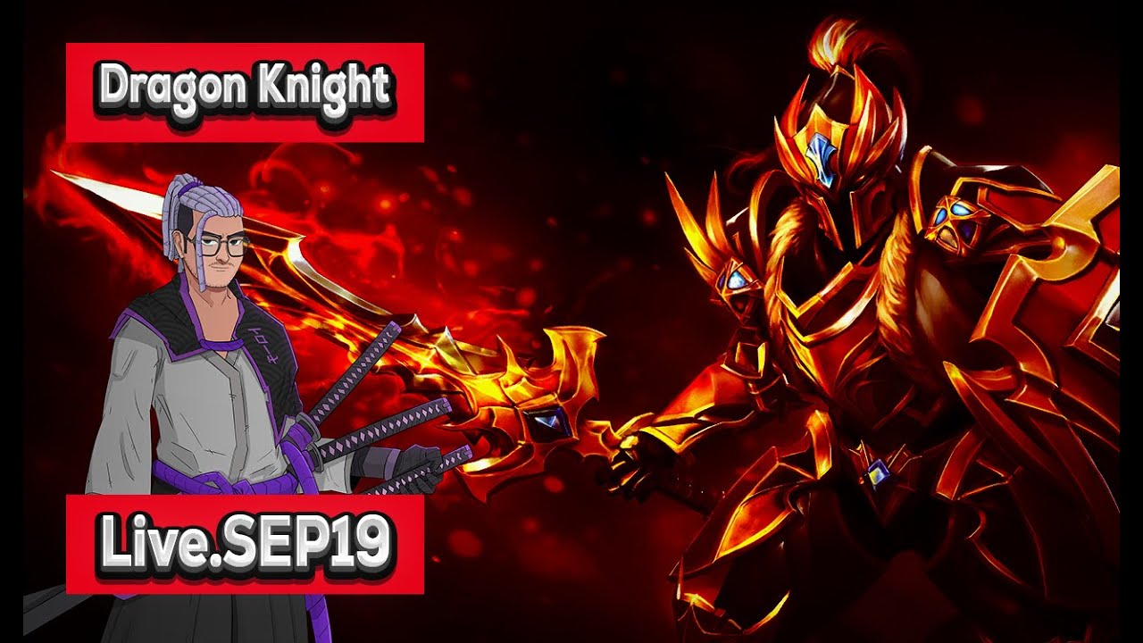 Immortal Draft - AVG 15.3K - Dragon Knight (Mid) Gameplay