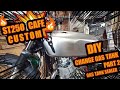 ST250(TU250X custom) カフェカスタム DIYで中華製タンクコーティング！ガソリンタンクシーラーを地金無塗装タンクに施します。POR-15 M/Cタンクシーラーやってみた