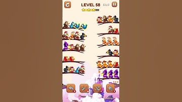 Bird Sort 2: Color Puzzle Level 58 #games #gaming #gameplay