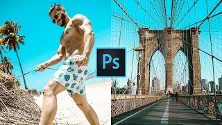 How to Make This Easy Teal and Yellow Color Grading Effect in Photoshop
