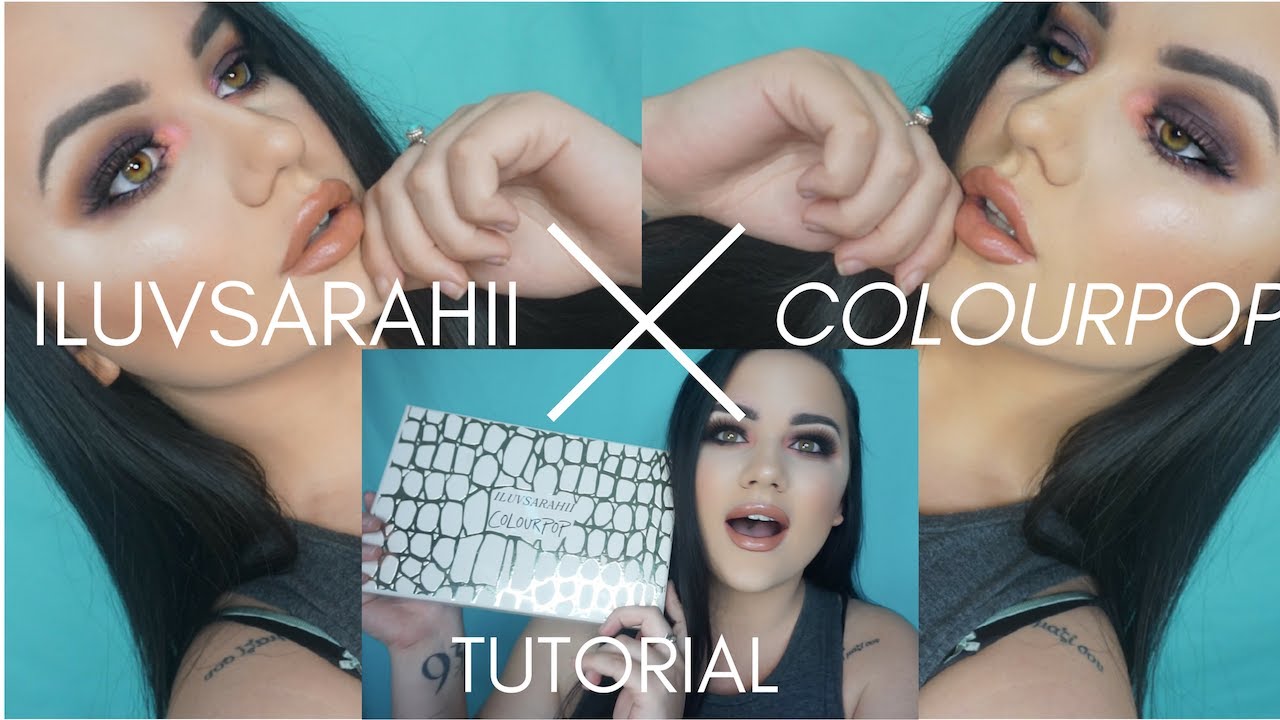 ILUVSARAHII x COLOURPOP Collection Tutorial || SMJP MAKEUP