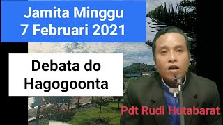 Debata Do Hagogoonta: Jamita Minggu 7 Februari 2021: Jesaya 40:27-31