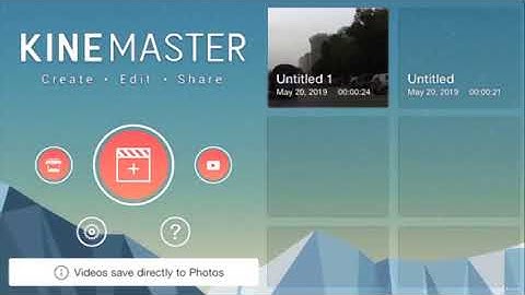 2  Introduction To KineMaster App and its interface