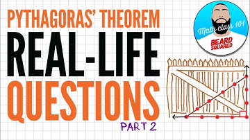 Solving Real Life Math Problems using Pythagorean Theorem | Beard Squared
