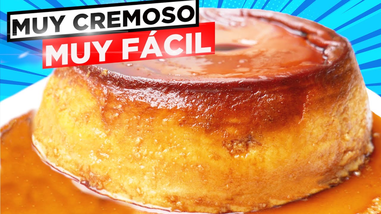 FLAN NAPOLITANO SIN HORNO con QUESO CREMA 🍮😍 un postre PERFECTO, fácil, rápido y cremoso