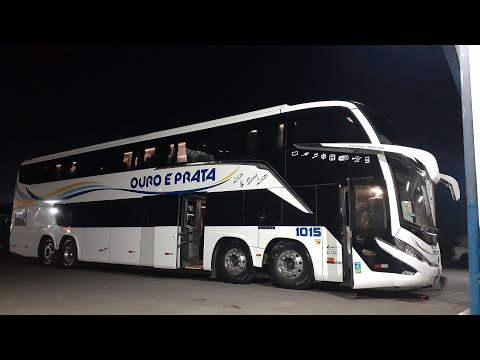 Viação Ouro e Prata |1015 | Marcopolo Paradiso G8 1800 DD | Saindo da Rodoviária | 20 de Maio de 22