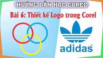 #6 -  học corel cơ bản , Thiết kế logo adidas , Học corel cho người mới bắt đầu