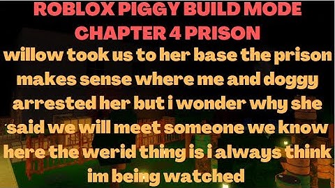 ROBLOX PIGGY BUILD MODE CHAPTER 4 PRISON (FULL GAMEPLAY + STORY)