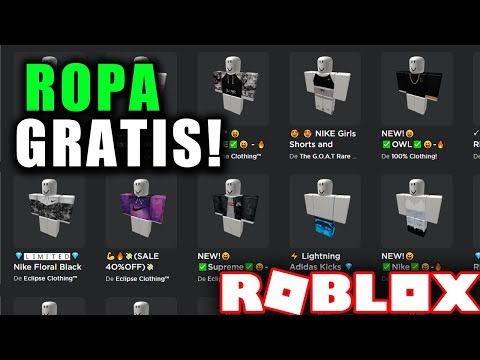 Como Conseguir Ropa Gratis En Roblox 2020 Sin Robux Youtube - ropa en roblox como conseguir ropa gratis y hacer la tuya propia