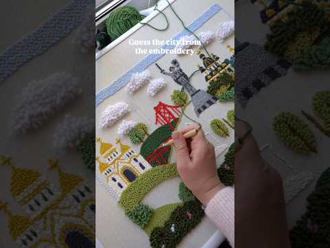 Ткань для ковровой вышивки / полотно для вышивания равномерного переплетения, видео 1