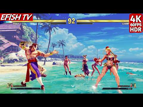 Vega vs Cammy (Max Difficulty) - Street Fighter V