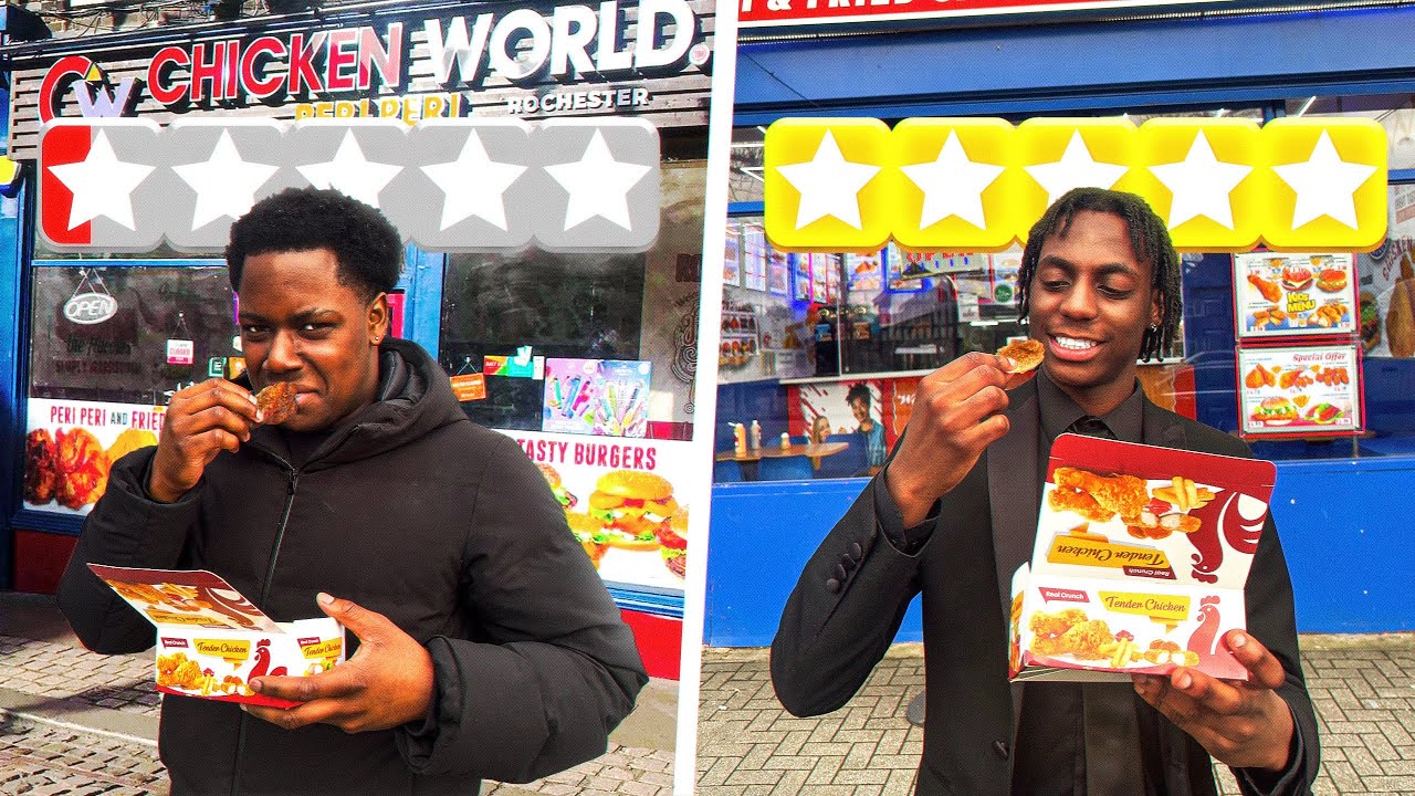I Tried Britain’s BEST and WORST Rated Chicken Shops!