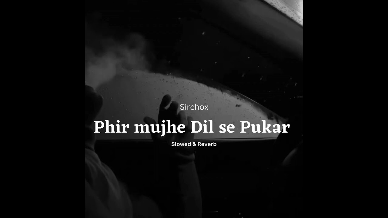 Phir mujhe dil se pukar tu Lofi slowed x reverb  Mohit gaur  lofi VIBIE