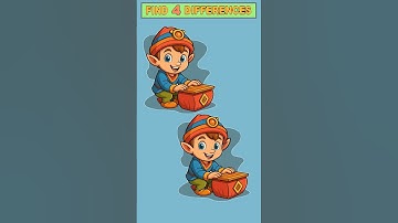 Find four differences,Spot The Difference #