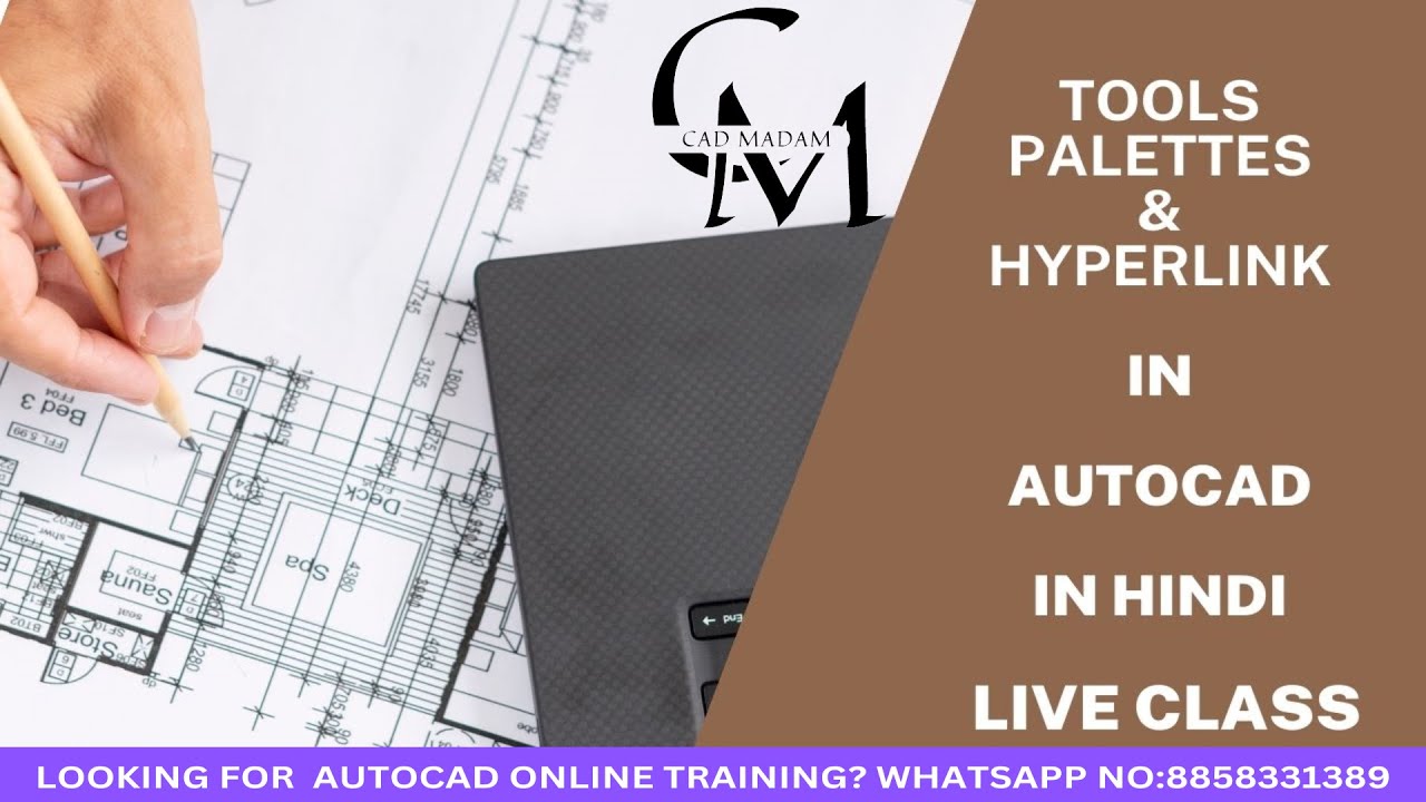Part 36 What is Tool Palettes in AutoCAD in Hindi How to use